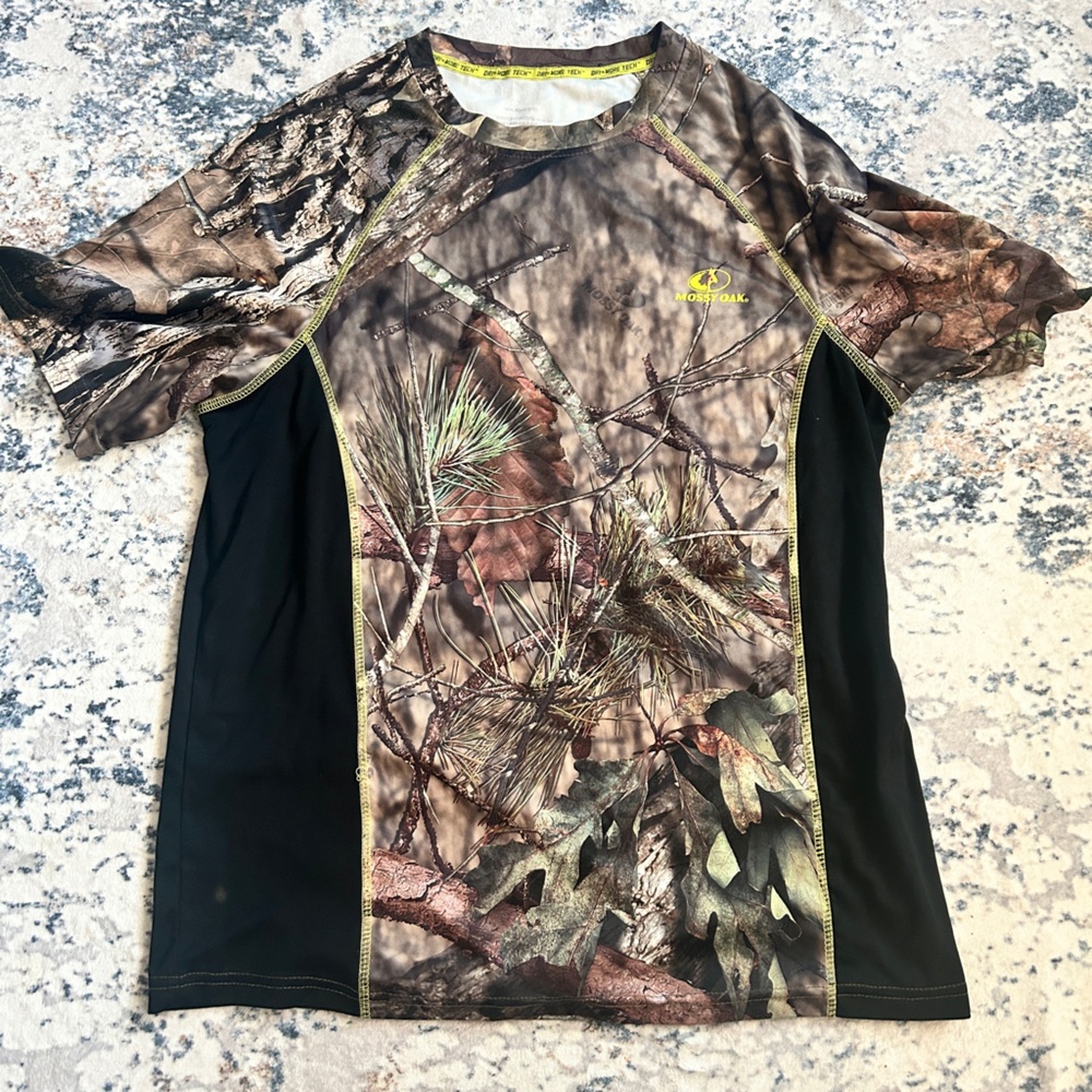 Men’s medium camouflage shirts $10 for both